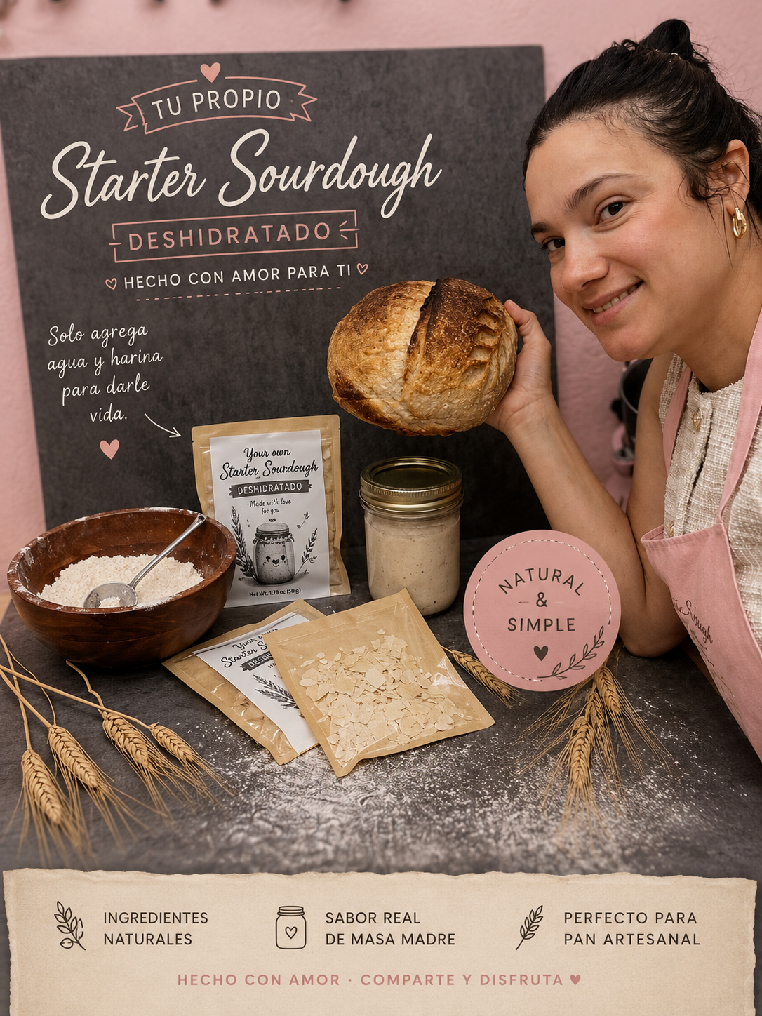 Starter Sourdough Dehydrated