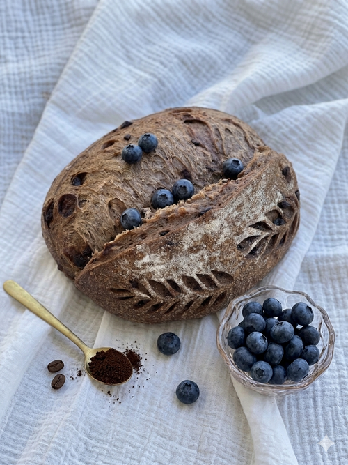 Choco & Blueberry Sourdough