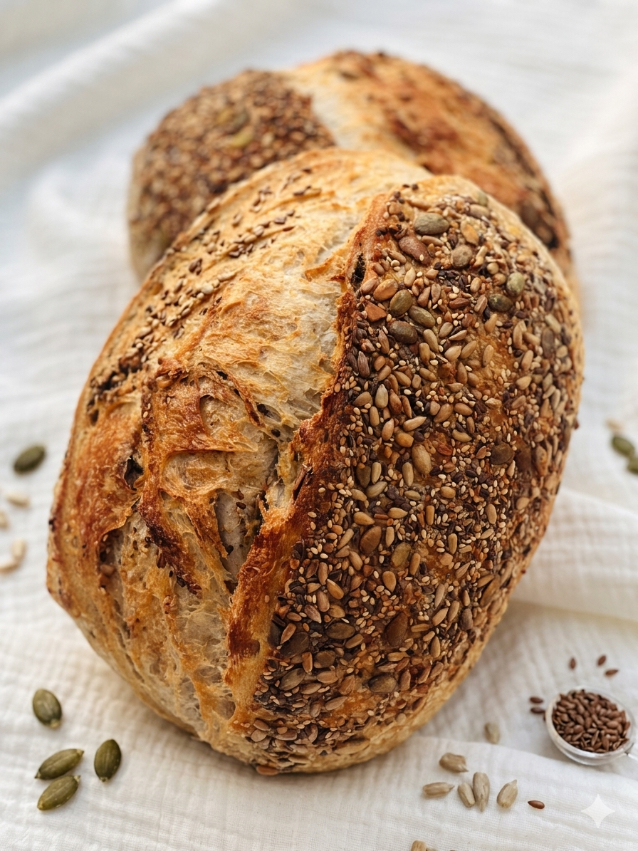 Four Seeds Sourdough bread