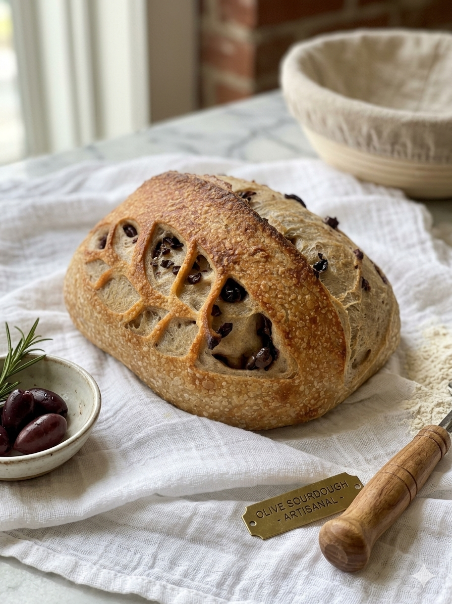 Kalamata Sourdough Bread