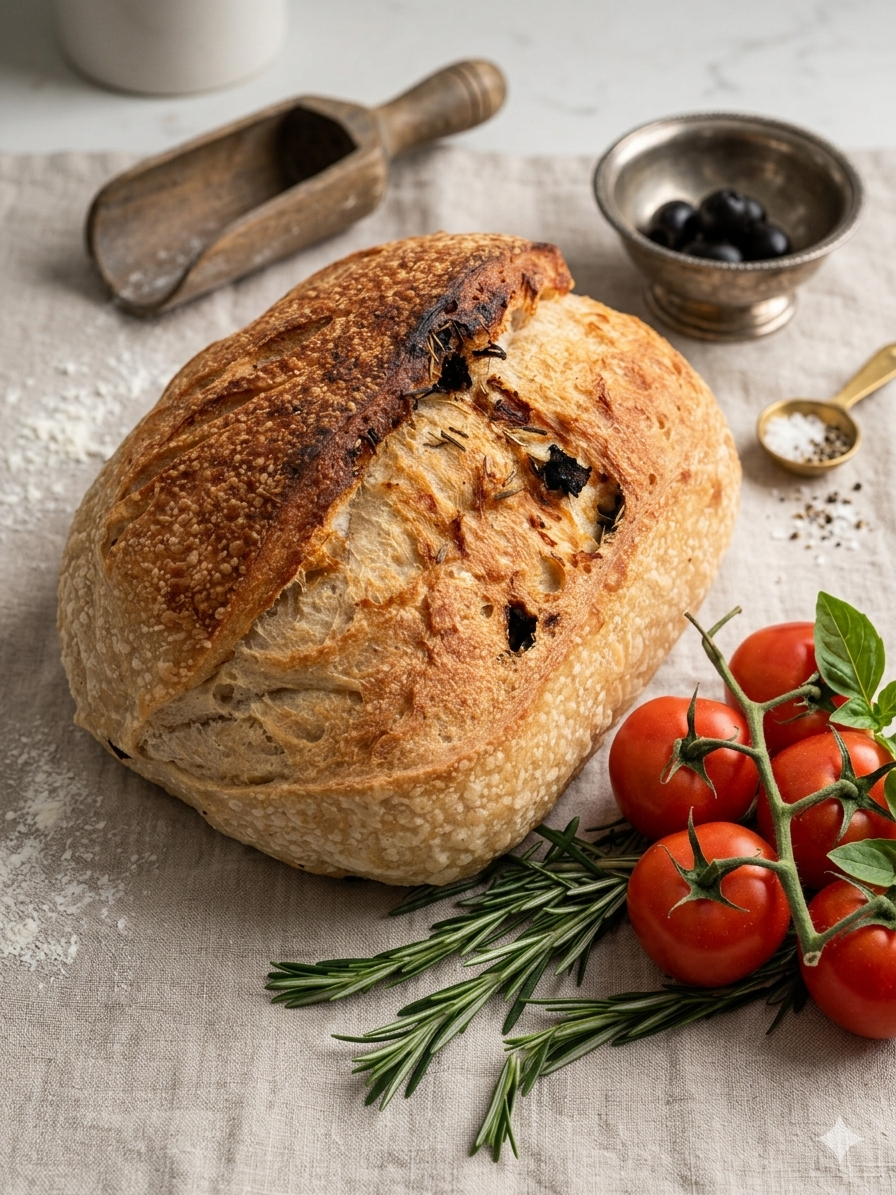 Tomate & Rosemary Sourdough Bread