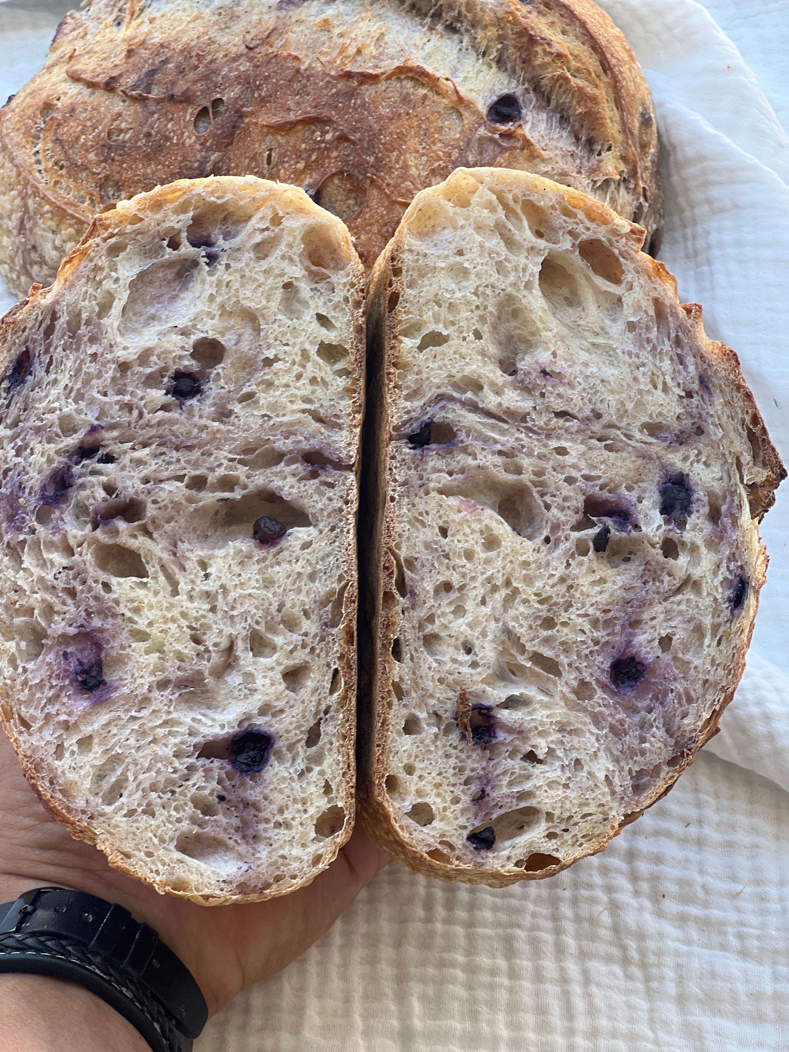 Lemon & Blueberry Sourdough Bread