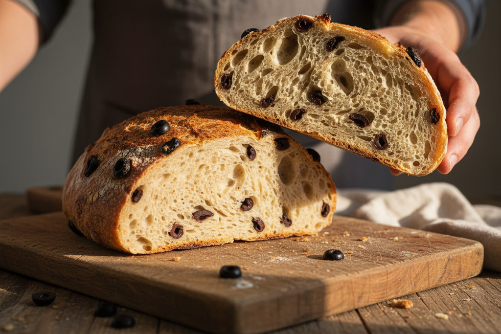 Kalamata Sourdough Bread